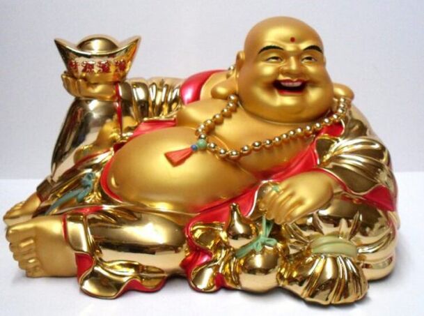 God Hotei - azimat yang berkesan untuk kekayaan, nasib dan kebahagiaan